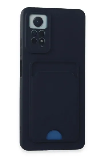 Newface Xiaomi Redmi Note 11 Pro Kılıf Kelvin Kartvizitli Silikon - Lacivert resmi