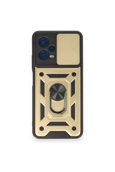 Newface Xiaomi Redmi Note 12 4G Kılıf Pars Lens Yüzüklü Silikon - Gold resmi