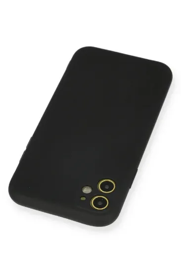 Newface iPhone 11 Kılıf Nano içi Kadife Silikon - Siyah resmi