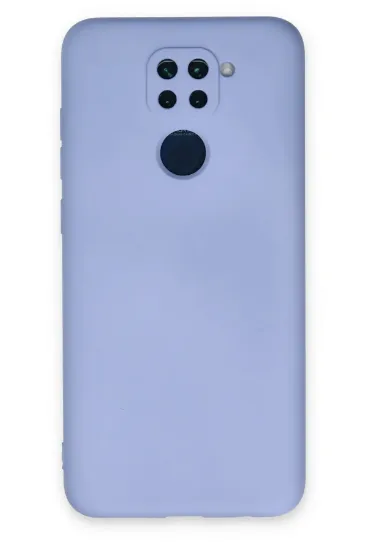 Newface Xiaomi Redmi Note 9 Kılıf Nano içi Kadife Silikon - Lila resmi