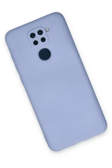 Newface Xiaomi Redmi Note 9 Kılıf Nano içi Kadife Silikon - Lila resmi