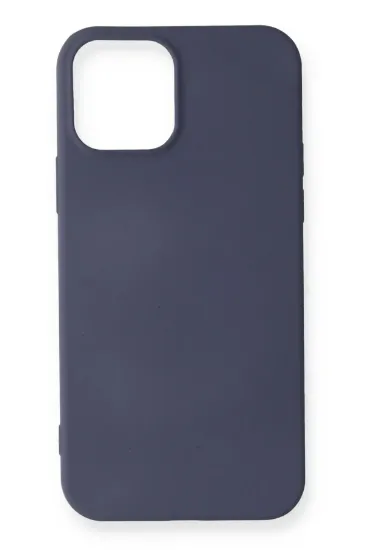 Newface iPhone 12 Mini Kılıf First Silikon - Gri resmi