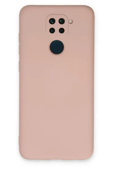 Newface Xiaomi Redmi Note 9 Kılıf Nano içi Kadife Silikon - Pudra resmi