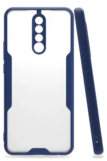 Newface Xiaomi Redmi 9 Kılıf Platin Silikon - Lacivert resmi