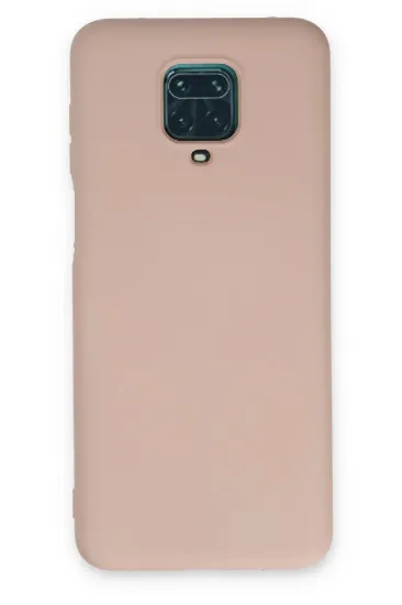 Newface Xiaomi Redmi Note 9 Pro Kılıf Nano içi Kadife Silikon - Pudra resmi