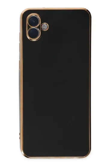 Newface Samsung Galaxy A04E Kılıf Volet Silikon - Siyah resmi