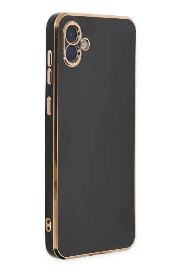 Newface Samsung Galaxy A04E Kılıf Volet Silikon - Siyah resmi