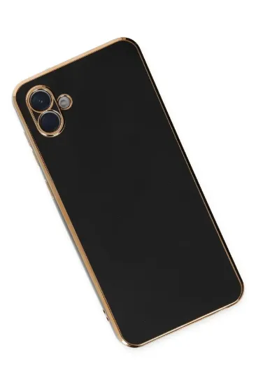 Newface Samsung Galaxy A04E Kılıf Volet Silikon - Siyah resmi