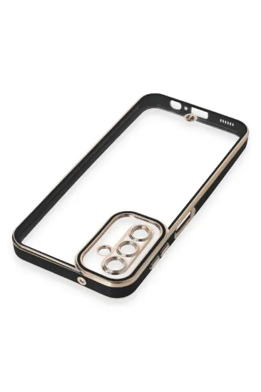 Newface Samsung Galaxy A14 4G Kılıf Liva Lens Silikon - Siyah resmi