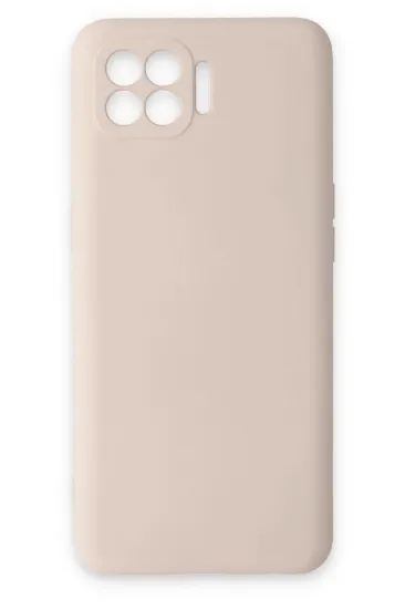 Newface Oppo Reno 4 Lite Kılıf Nano içi Kadife Silikon - Pudra resmi