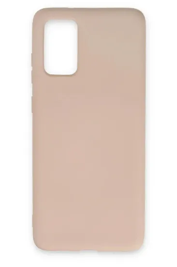 Newface Samsung Galaxy S20 Plus Kılıf Nano içi Kadife Silikon - Pudra resmi
