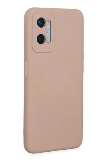 Newface Oppo A96 Kılıf Nano içi Kadife Silikon - Pudra resmi