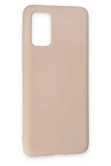 Newface Samsung Galaxy S20 Plus Kılıf Nano içi Kadife Silikon - Pudra resmi