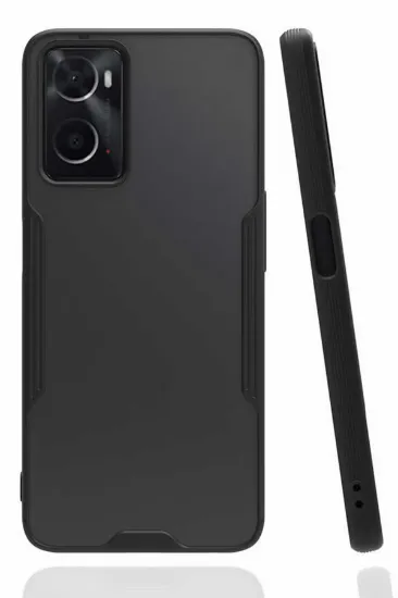 Newface Oppo A96 Kılıf Platin Silikon - Siyah resmi
