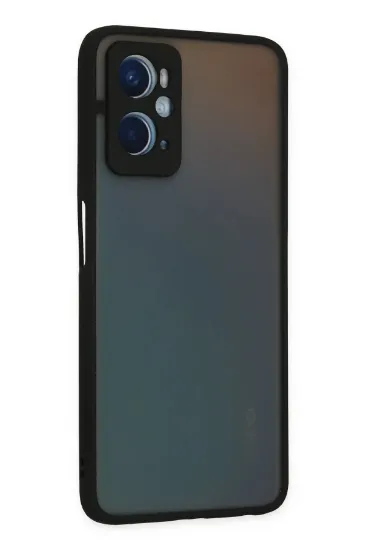 Newface Oppo A96 Kılıf Montreal Silikon Kapak - Siyah resmi