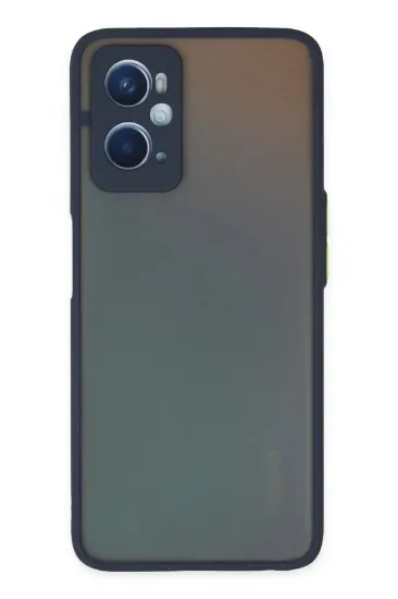 Newface Oppo A96 Kılıf Montreal Silikon Kapak - Lacivert resmi