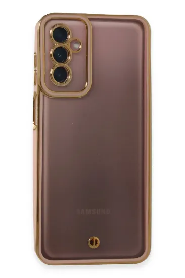 Newface Samsung Galaxy M23 Kılıf Liva Lens Silikon - Pudra resmi