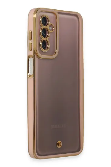 Newface Samsung Galaxy M23 Kılıf Liva Lens Silikon - Pudra resmi