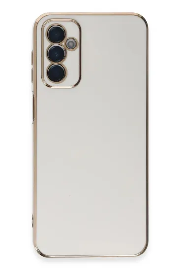 Newface Samsung Galaxy A14 4G Kılıf Volet Silikon - Beyaz resmi