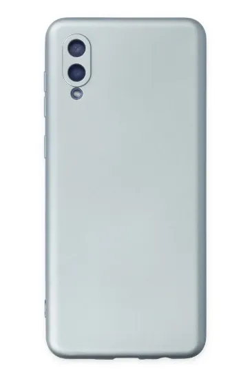 Newface Samsung Galaxy A02 Kılıf Nano içi Kadife Silikon - Sky Blue resmi