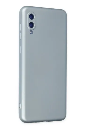 Newface Samsung Galaxy A02 Kılıf Nano içi Kadife Silikon - Sky Blue resmi