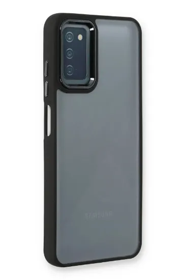 Newface Samsung Galaxy A03S Kılıf Dora Kapak - Siyah resmi