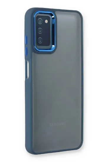 Newface Samsung Galaxy A03S Kılıf Dora Kapak - Mavi resmi