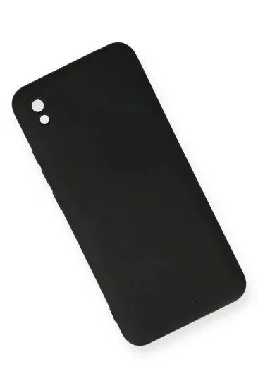 Newface Xiaomi Redmi 9A Kılıf Nano içi Kadife Silikon - Siyah resmi