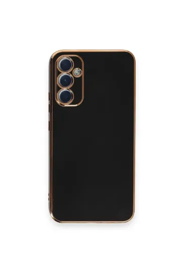 Newface Samsung Galaxy A34 5G Kılıf Volet Silikon - Siyah resmi