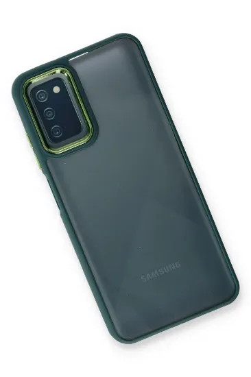 Newface Samsung Galaxy A03S Kılıf Dora Kapak - Haki Yeşil resmi