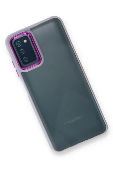 Newface Samsung Galaxy A03S Kılıf Dora Kapak - Lila resmi