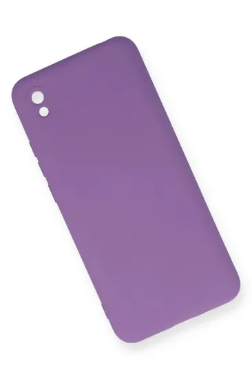 Newface Xiaomi Redmi 9A Kılıf Nano içi Kadife Silikon - Mor resmi