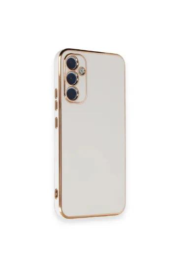 Newface Samsung Galaxy A34 5G Kılıf Volet Silikon - Beyaz resmi