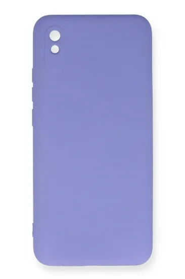 Newface Xiaomi Redmi 9A Kılıf Nano içi Kadife Silikon - Lila resmi