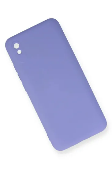 Newface Xiaomi Redmi 9A Kılıf Nano içi Kadife Silikon - Lila resmi