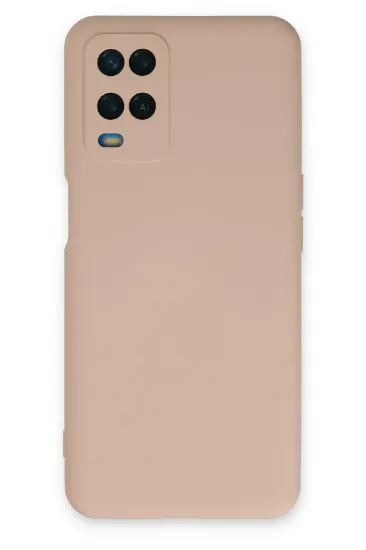 Newface Oppo A54 4G Kılıf Nano içi Kadife Silikon - Pudra resmi