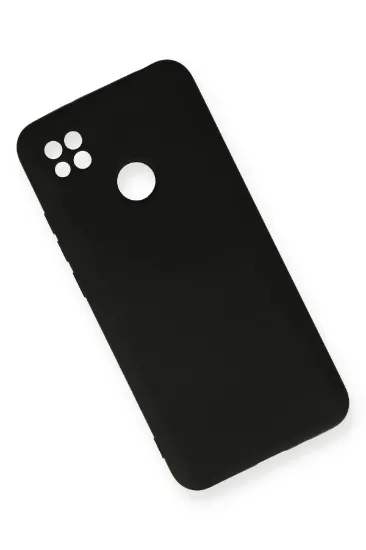 Newface Xiaomi Redmi 9C Kılıf Nano içi Kadife Silikon - Siyah resmi