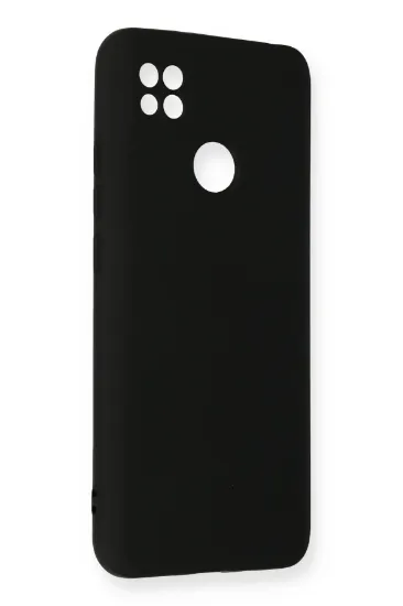 Newface Xiaomi Redmi 9C Kılıf Nano içi Kadife Silikon - Siyah resmi