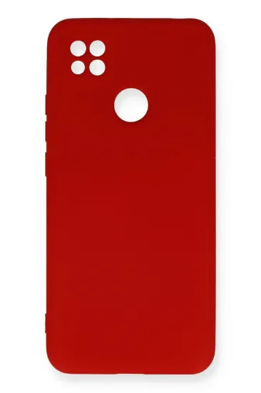 Newface Xiaomi Redmi 9C Kılıf Nano içi Kadife Silikon - Kırmızı resmi