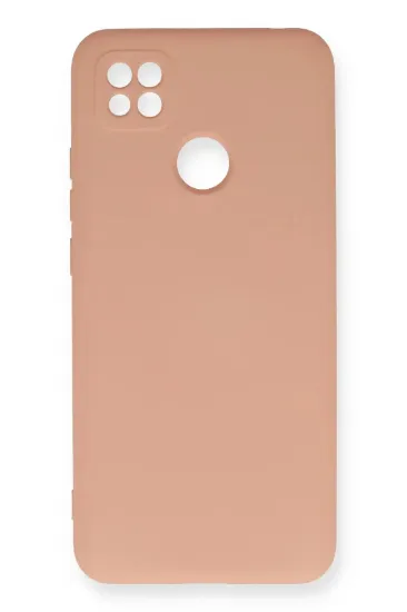 Newface Xiaomi Redmi 9C Kılıf Nano içi Kadife Silikon - Pudra resmi
