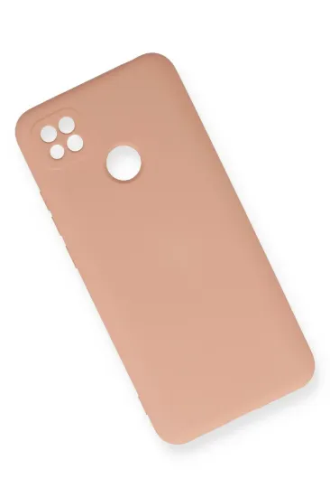Newface Xiaomi Redmi 9C Kılıf Nano içi Kadife Silikon - Pudra resmi