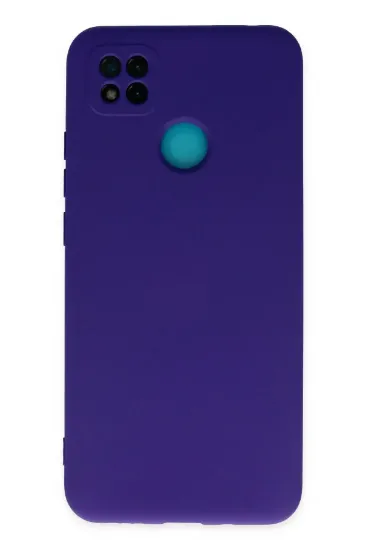 Newface Xiaomi Redmi 9C Kılıf Nano içi Kadife Silikon - Mor resmi