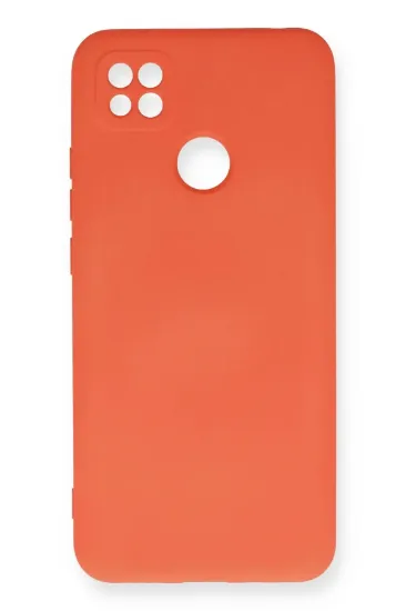 Newface Xiaomi Redmi 9C Kılıf Nano içi Kadife Silikon - Turuncu resmi