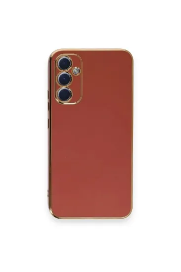 Newface Samsung Galaxy A34 5G Kılıf Volet Silikon - Kırmızı resmi