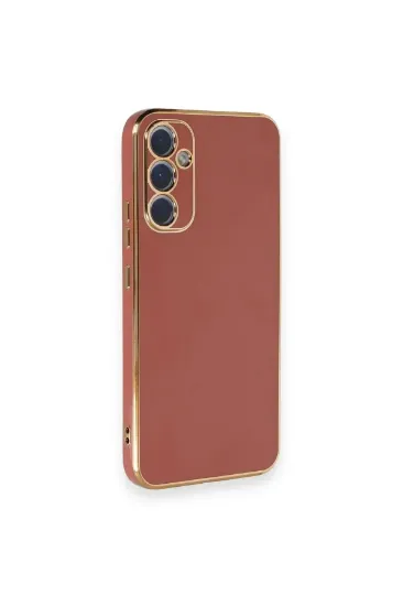 Newface Samsung Galaxy A34 5G Kılıf Volet Silikon - Kırmızı resmi