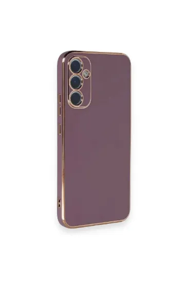 Newface Samsung Galaxy A34 5G Kılıf Volet Silikon - Mor resmi