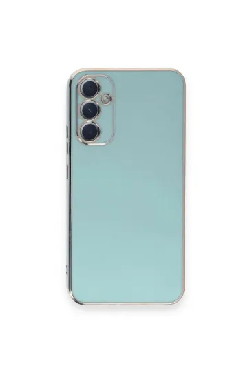 Newface Samsung Galaxy A34 5G Kılıf Volet Silikon - Açık Yeşil resmi