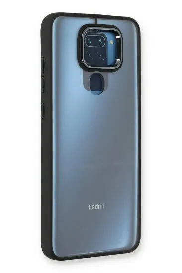Newface Xiaomi Redmi Note 9 Kılıf Dora Kapak - Siyah resmi