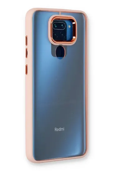 Newface Xiaomi Redmi Note 9 Kılıf Dora Kapak - Pudra resmi