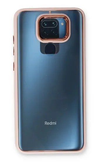 Newface Xiaomi Redmi Note 9 Kılıf Dora Kapak - Pudra resmi